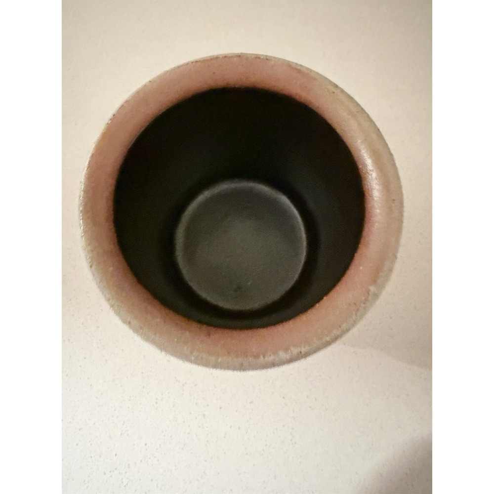 SALMON FALLS Pottery Stoneware Crock 4" Blueberry Basket Double Handle VTG 1994 - Picture 6 of 8